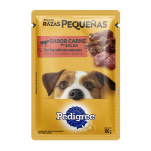 PEDIGREE® SOBRES™ Adulto Razas Pequeñas En Salsa Sabor Carne